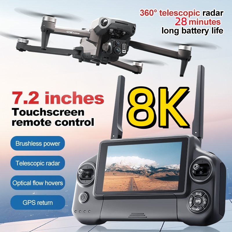 8K 3 Axis Gimbal Brushless 7.2 - Drone Gimbal Case reseña y precio
