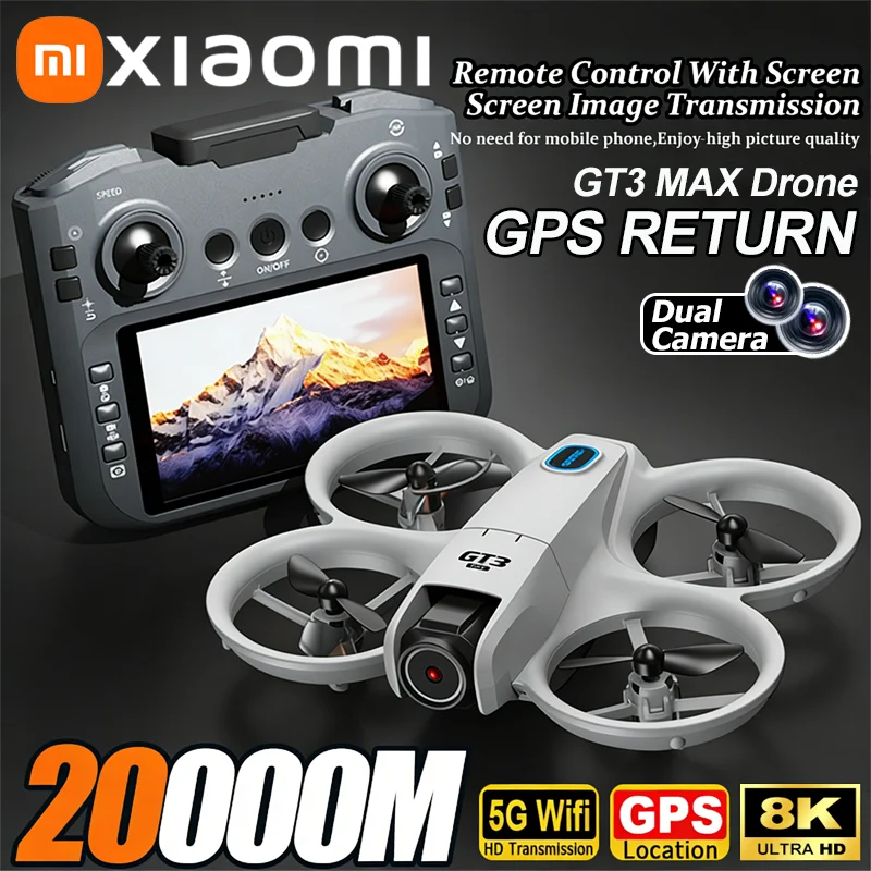 Xiaomi GT3 MAX GPS Drone 8K Ae - Drone Gimbal Brushless reseña y precio