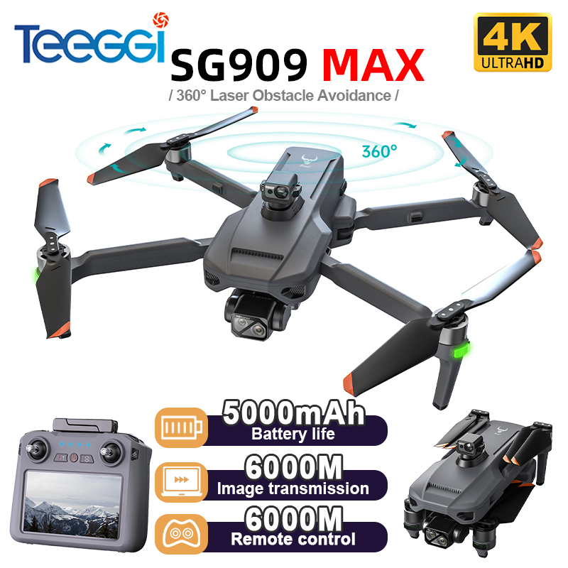 Teeggi SG909 MAX GPS Drone Wit - Drone Gimbal Case reseña y precio