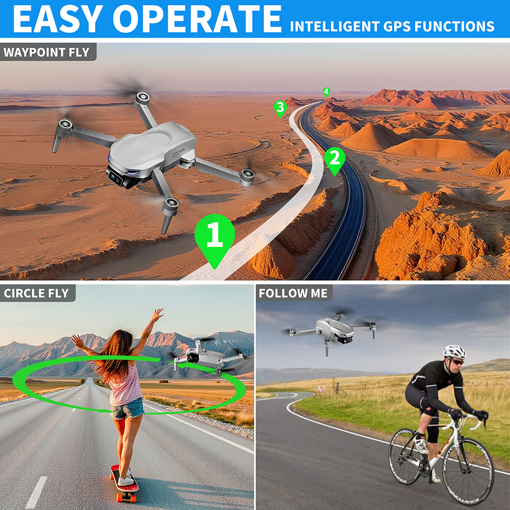 GPS Drone with Camera for Adul - Drone Gimbal 2 Axis reseña y precio