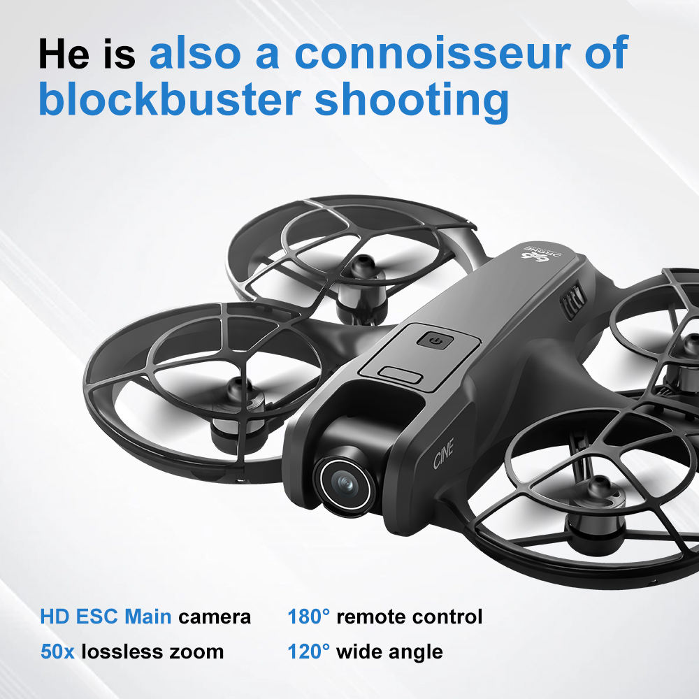 V666 Foldable Mini Drone 4K Du - Drone Gimbal Brushless reseña y precio