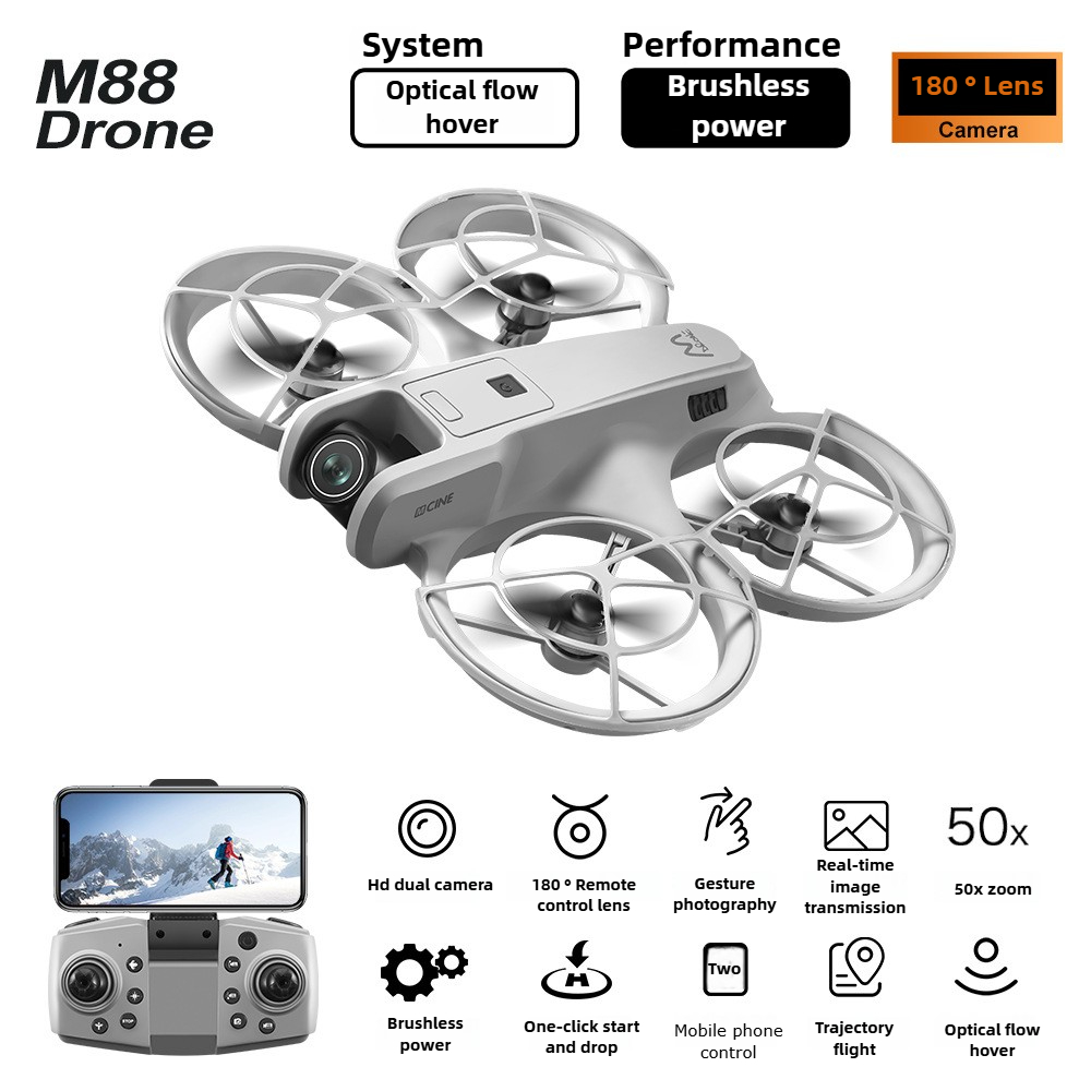 Brushless Drone New M88 Aerial - Drone Gimbal 2 Axis reseña y precio